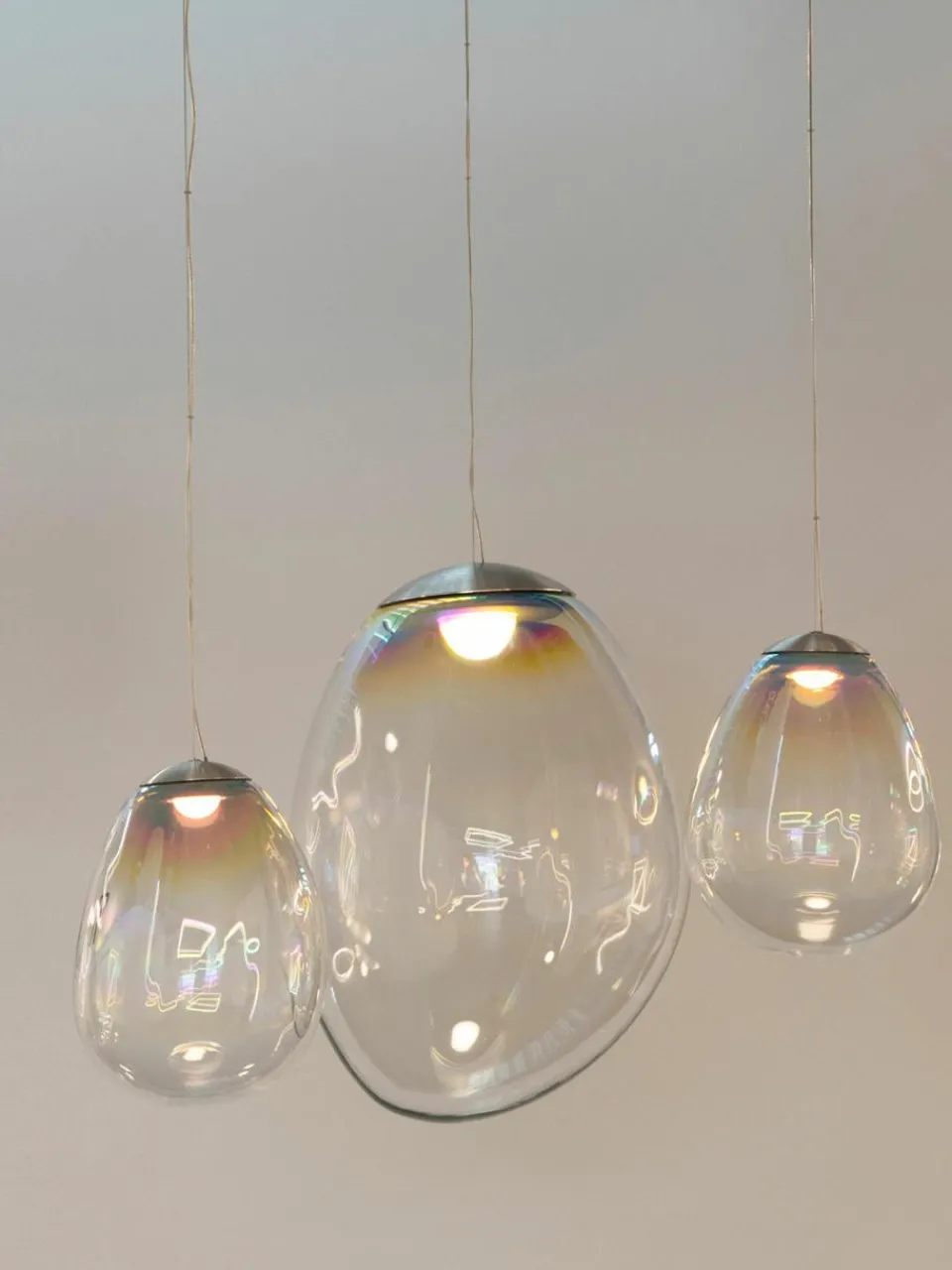 Kleine mondgeblazen LED hanglamp Stellar Nebula, dimbaar, Ø 16 cm^Artemide Discount