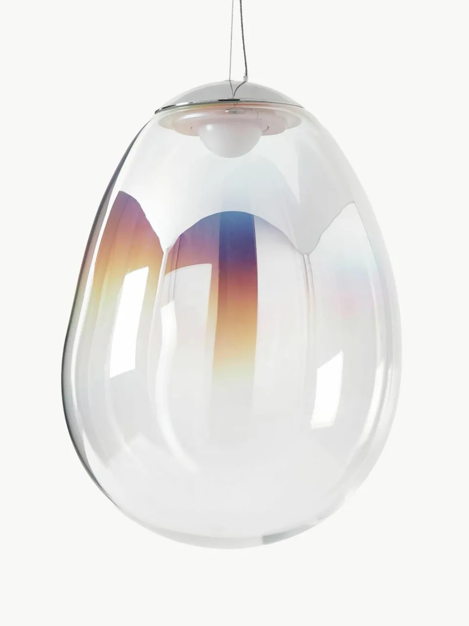 Kleine mondgeblazen LED hanglamp Stellar Nebula, dimbaar, Ø 22 cm^Artemide New