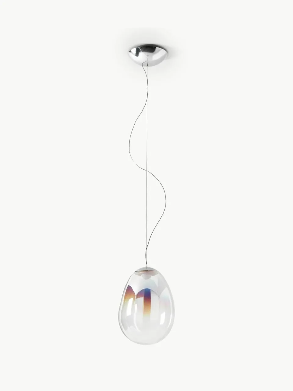 Kleine mondgeblazen LED hanglamp Stellar Nebula, dimbaar, Ø 22 cm^Artemide New