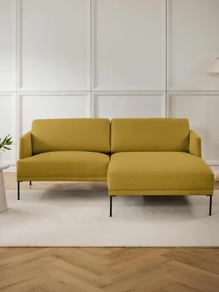 Kleine okergele hoekbank Fluente^Westwing Collection Online