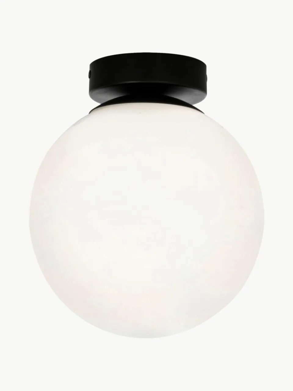 Kleine plafondlamp Lido van opaalglas^Aneta Hot