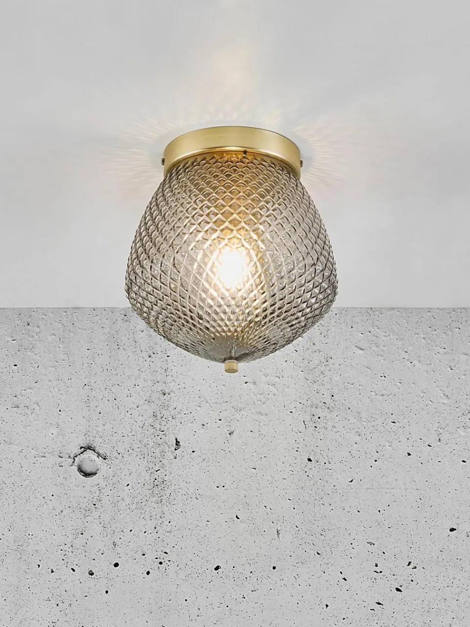 Kleine plafondlamp Orbiform van glas^Westwing Hot