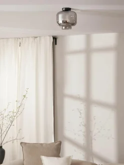 Kleine plafondlamp Vaso van gespiegeld glas^Westwing Outlet