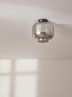 Kleine plafondlamp Vaso van gespiegeld glas^Westwing Outlet
