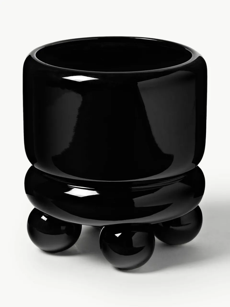 Kleine plantenpot Bryn, H 18 cm^Westwing Collection Outlet