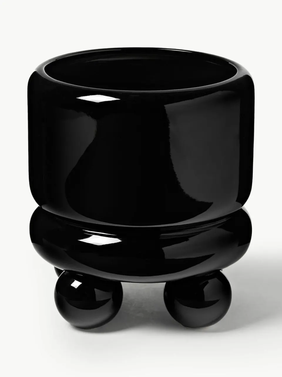 Kleine plantenpot Bryn, H 18 cm^Westwing Collection Outlet