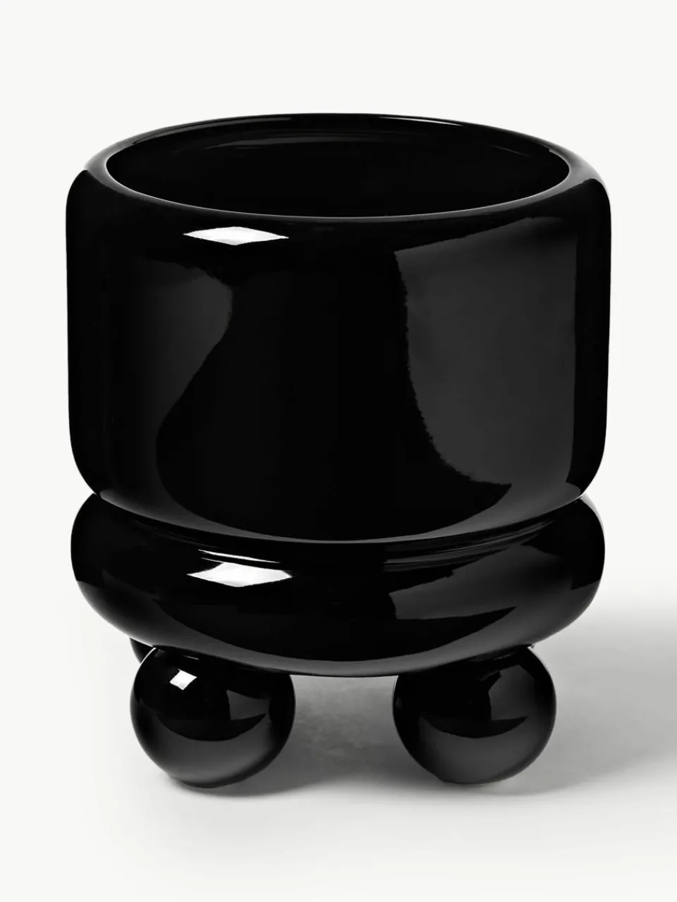 Kleine plantenpot Bryn, H 18 cm^Westwing Collection Outlet