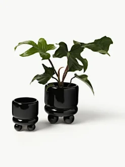 Kleine plantenpot Bryn, H 18 cm^Westwing Collection Outlet