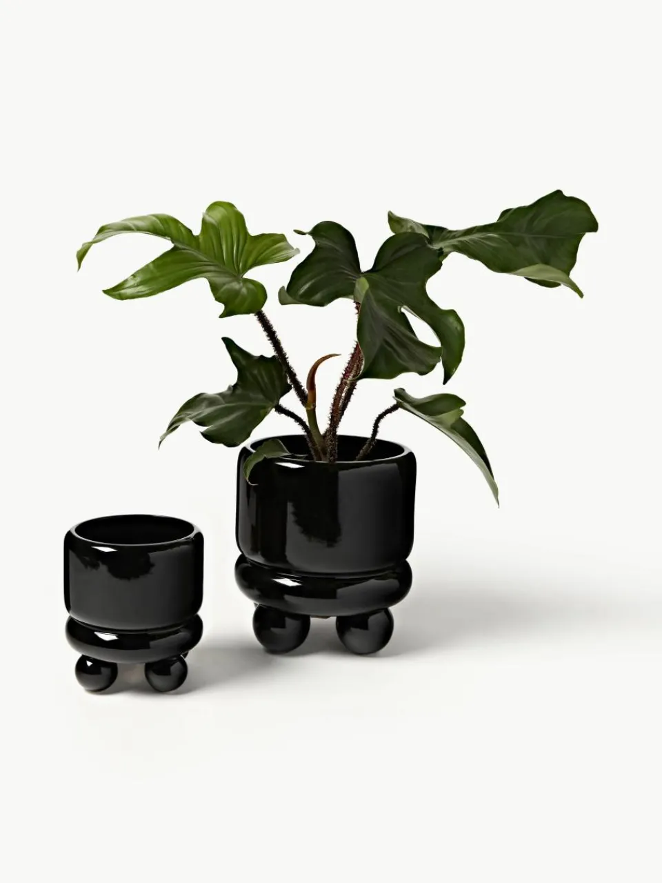 Kleine plantenpot Bryn, H 18 cm^Westwing Collection Outlet