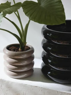 Kleine plantenpot Rudi van keramiek, H 16 cm^Westwing Collection New
