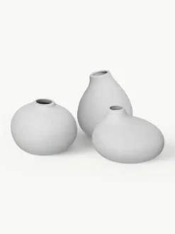 Kleine porseleinen vazen Nona, set van 3^blomus New