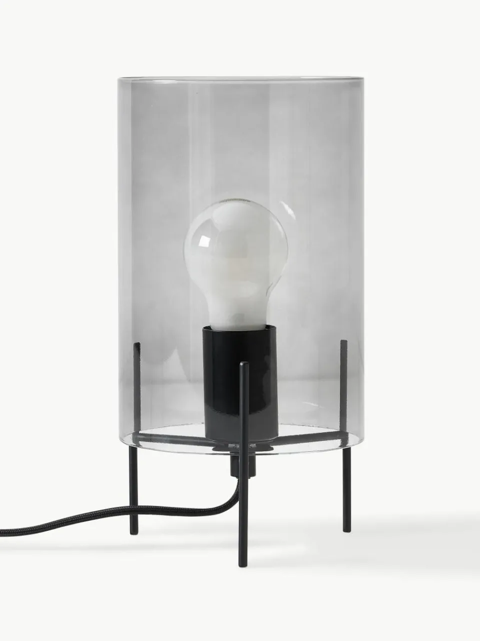 Kleine tafellamp Laurel van gekleurd glas^Westwing Collection Discount