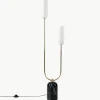 Kleine vloerlamp Curve met marmeren voet^Houseof New