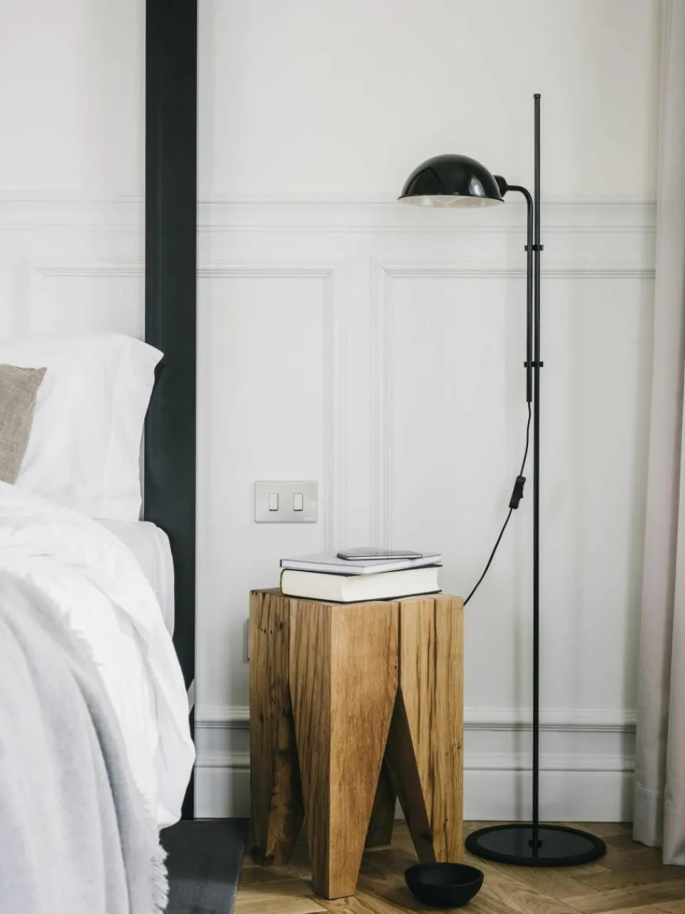 Kleine vloerlamp Funiculí met verstelbare lampenkap^Marset Discount