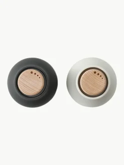 Kleine zout- en pepermolen Bottle Grinder met beukenhouten deksel, set van 2^Audo Copenhagen Fashion