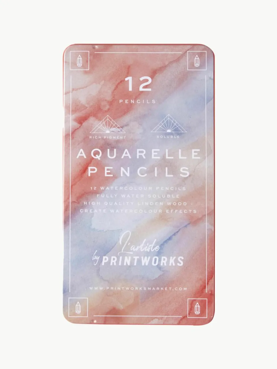 Kleurpotloden Aquarelle, 12-delig^Printworks Clearance