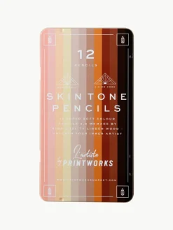 Kleurpotloden Skin Tone, 12-delig^Printworks Outlet