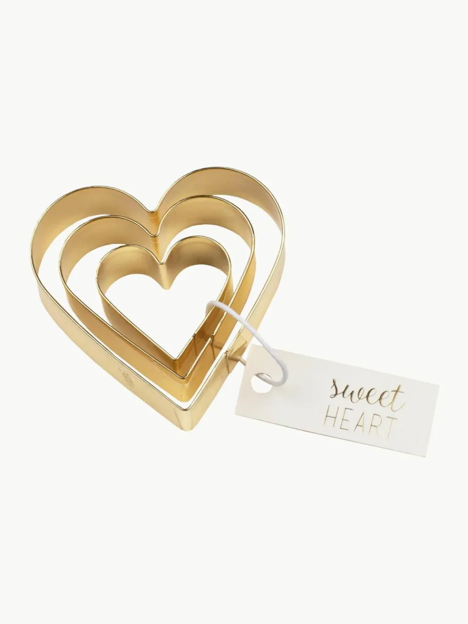 Koekjesvormen Heart, set van 3^Westwing New