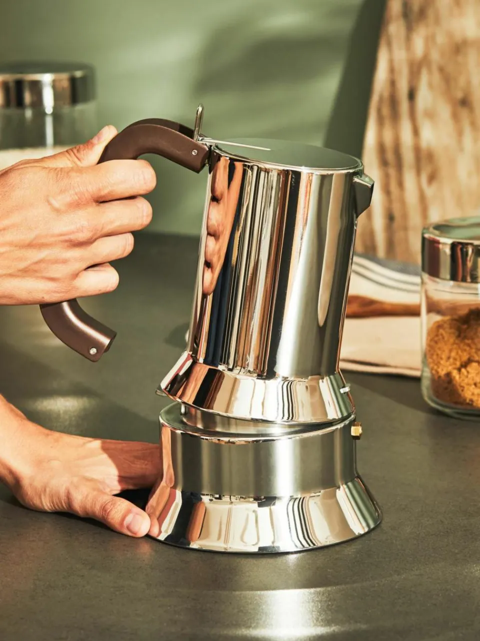 Koffiezetapparaat 9090 voor één kopje^ALESSI Online