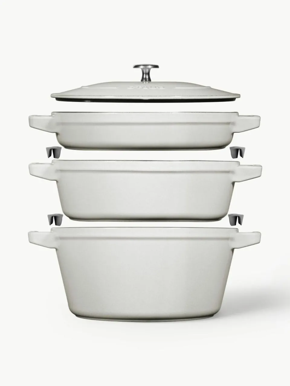 Kookpotten La Cocotte uit gietijzer, set van 3^Staub Outlet