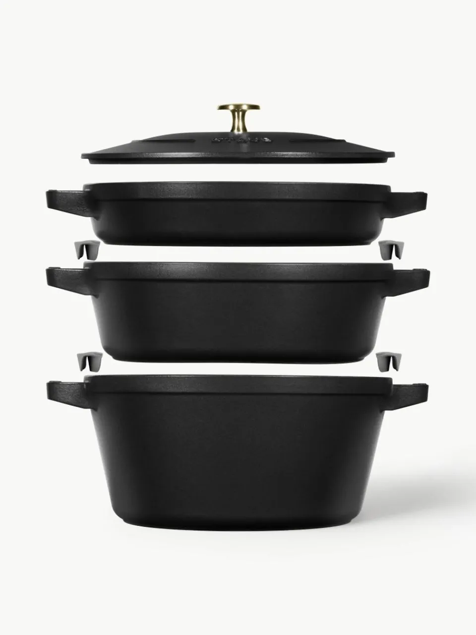 Kookpotten La Cocotte uit gietijzer, set van 3^Staub Sale