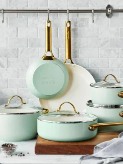 Kookset Padova met antiaanbaklaag, 10-delig^GreenPan Clearance
