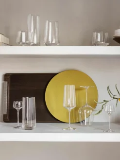 Kristalglazen waterglazen Bernadotte met groefstructuur, 6 stuks^GEORG JENSEN Fashion