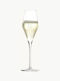 Kristallen champagneglazen Quatrophil, 6 stuks^Stölzle Lausitz Best
