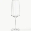 Kristallen champagneglazen Bernadotte met groefstructuur, 6 stuks^GEORG JENSEN Outlet