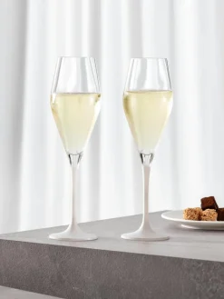 Kristallen champagneglazen Manufacture Rock, 4 stuks^Villeroy & Boch Best