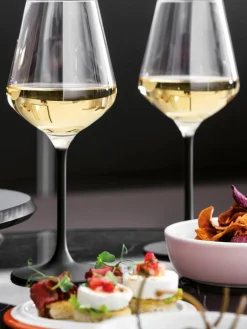 Kristallen witte wijnglazen Manufacture Rock, 4 stuks^Villeroy & Boch Fashion