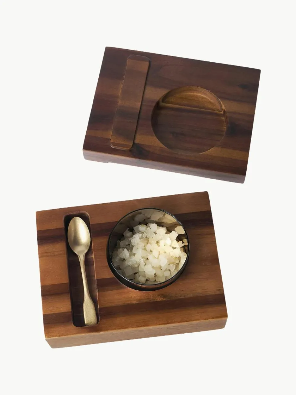 Kruidendoosjes Wood van acaciahout, set van 7^knIndustrie Fashion