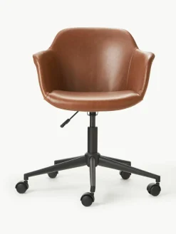 Kunstleren bureaustoel Fiji met smalle zitvlak^Westwing Collection Discount