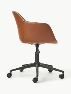Kunstleren bureaustoel Fiji met smalle zitvlak^Westwing Collection Discount