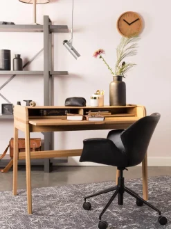 Kunstleren bureaustoel Nikki, in hoogte verstelbaar^Zuiver Fashion