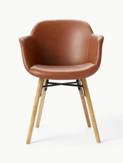 Kunstleren fauteuil Fiji met smalle zitvlak^Westwing Collection Best
