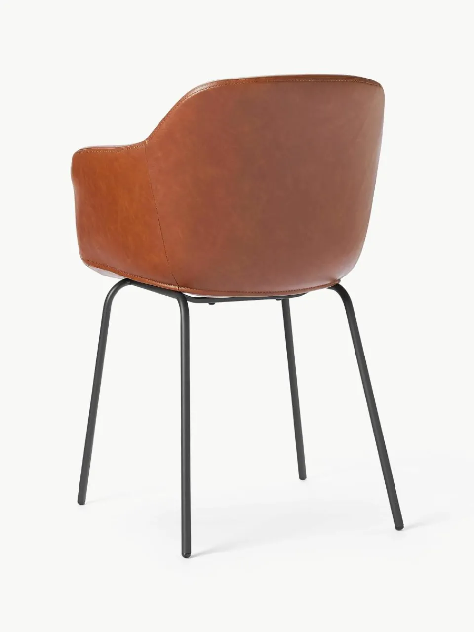 Kunstleren fauteuil Fiji met smalle zitvlak^Westwing Collection Outlet