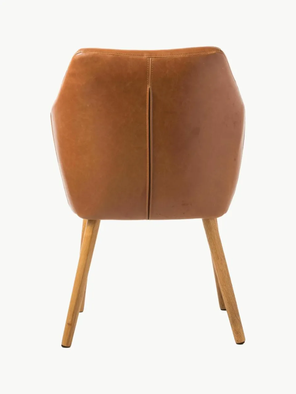 Kunstleren fauteuil Nora met houten poten^Westwing Best