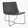 Kunstleren lounge fauteuil Barrel^Ellos Home New