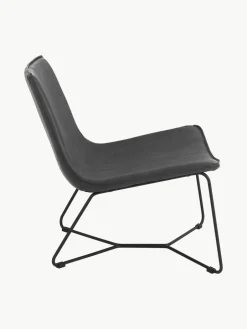 Kunstleren lounge fauteuil Barrel^Ellos Home New