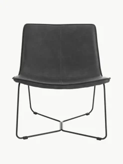 Kunstleren lounge fauteuil Barrel^Ellos Home New