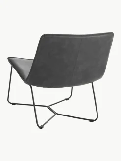 Kunstleren lounge fauteuil Barrel^Ellos Home New