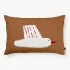 Kussen Bird van biokatoen^ferm LIVING Kids Hot