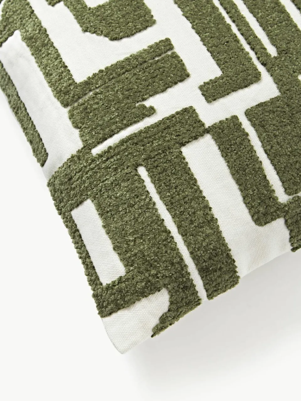 Kussenhoes Fran met chenille borduurwerk^Westwing Collection Hot