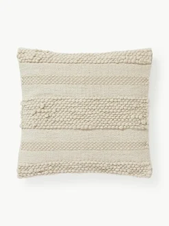Kussenhoes Hamad met hoog-laag structuur^Westwing Collection Online