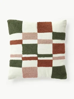 Kussenhoes Scout met getuft ruitpatroon^Westwing Collection Sale