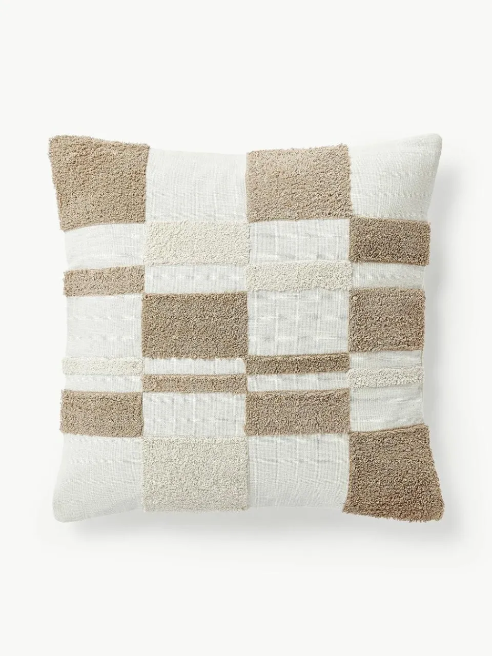 Kussenhoes Scout met getuft ruitpatroon^Westwing Collection Online