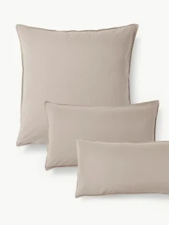 Kussenhoes van gewassen perkalkatoen Debbie^Westwing Collection Discount