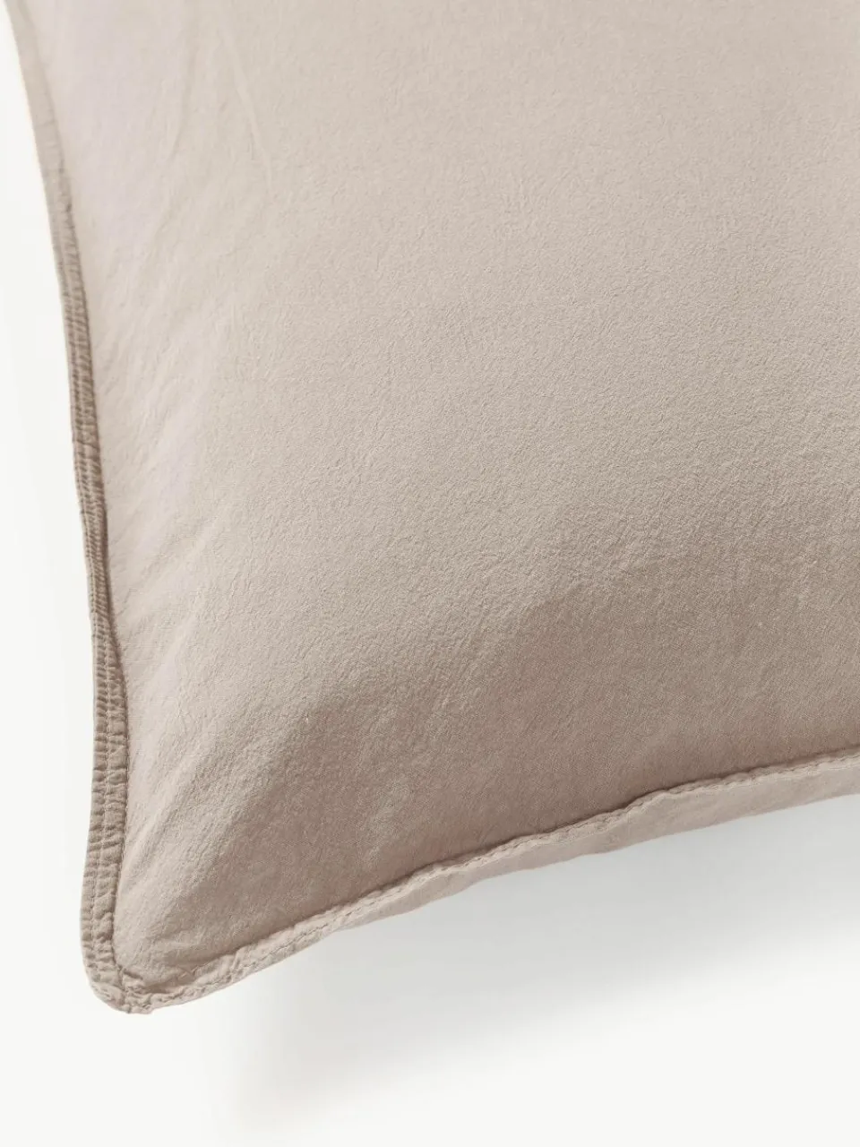 Kussenhoes van gewassen perkalkatoen Debbie^Westwing Collection Discount