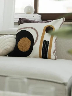 Kussenhoes Wassily met abstracte decoratie^Westwing Collection Hot